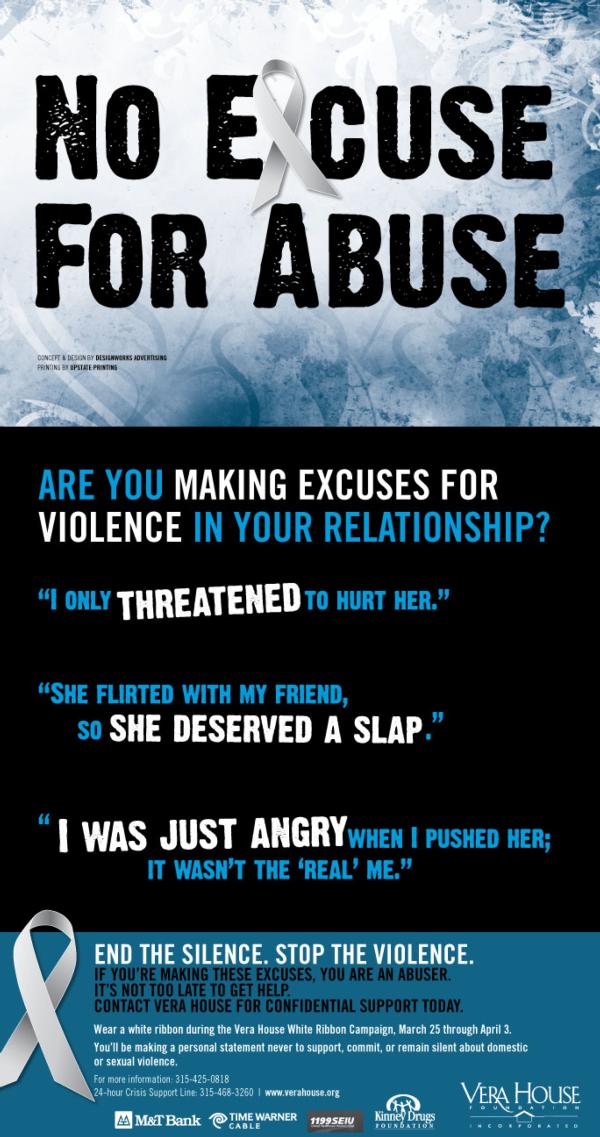 White Ribbon Campaign High School poster
